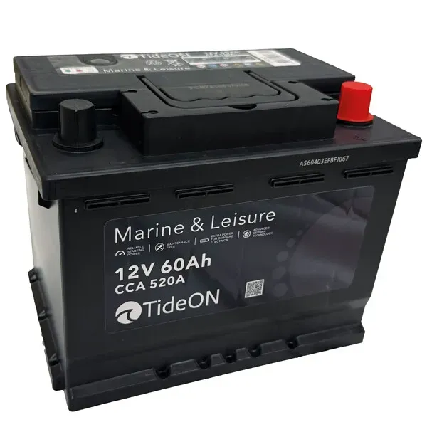 TideOn Combi MF batteri 12V 60Ah underhållsfritt