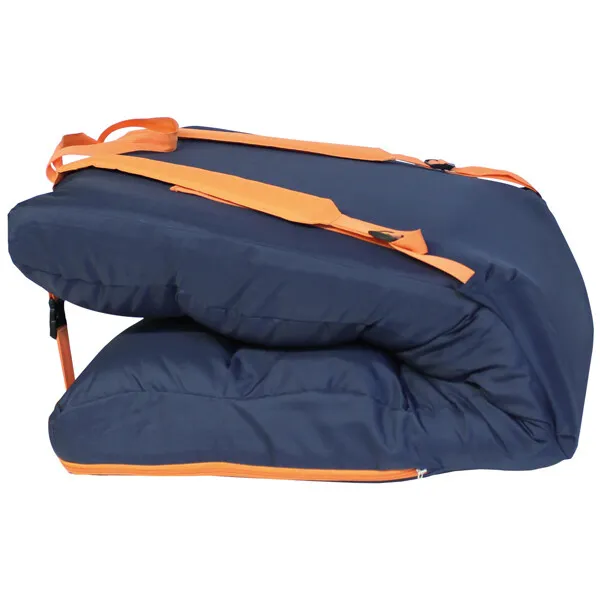 1852 Comfy Big fällbar stol mörkblå/orange 15 cm