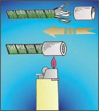 Marin & Fritid krympslang 4 cm 10-19 mm 6-pack