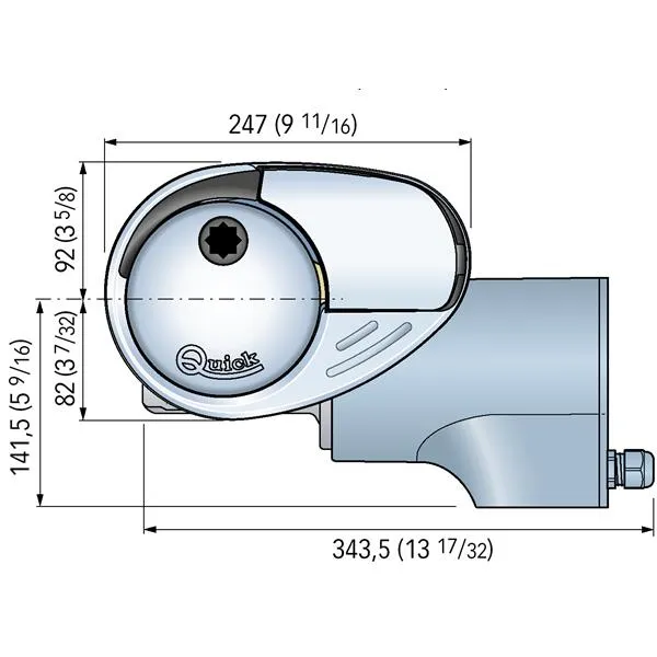 Prince DP3 ankarspel 12V 1000W 8 mm 10-13 m