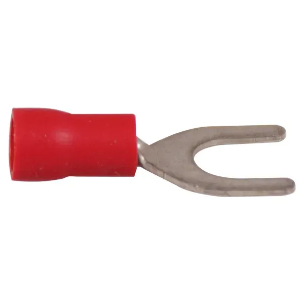 Marin & Fritid gaffelkabelsko röd 4,3mm 10-pack