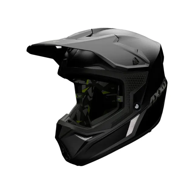 Axxis Wolf MX crosshjälm mattsvart ECE 22.06