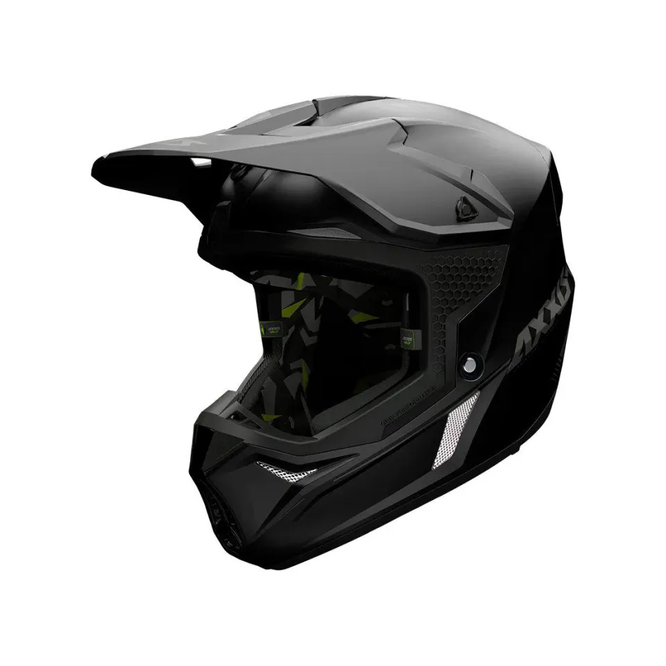 Axxis Wolf MX crosshjälm mattsvart ECE 22.06