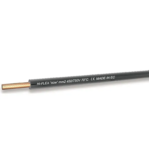 Marin & Fritid Ultraflexibel 25 mm² kabel 25 m svart