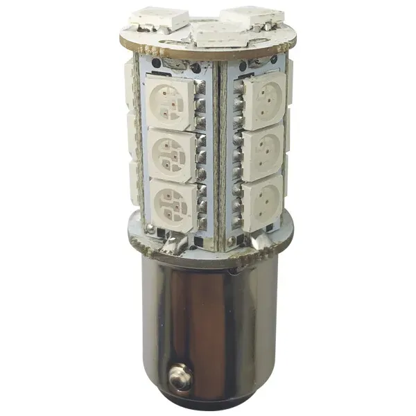 Marin & Fritid 1852 LED-lanternlampa BAY15D röd 2-pack