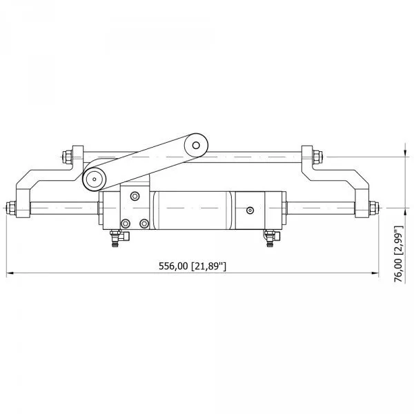Marin & Fritid GF300HD hydraulstyrning utombordare 300 hk komplett