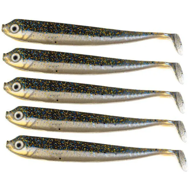 Marin & Fritid Guddi Shad jigg 13cm 10g silver 5-pack