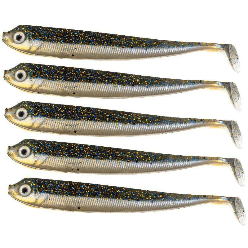 Marin & Fritid Guddi Shad jigg 13cm 10g silver 5-pack
