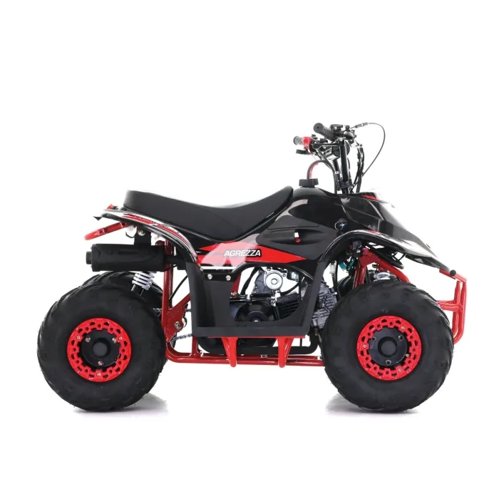 Viarelli Agrezza fyrhjuling 90cc svart/röd semiautomat
