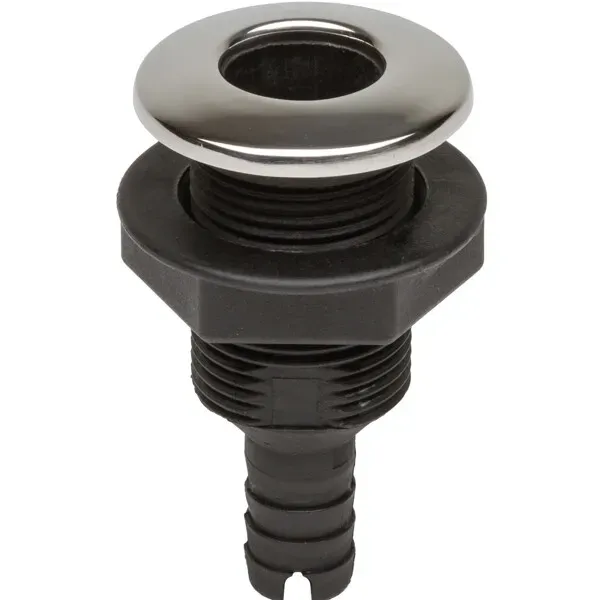 Marin & Fritid Bordgenomföring 1" 16mm Rostfri Hätta