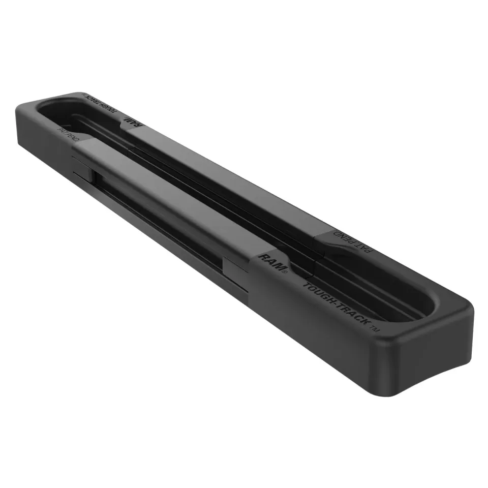 Marin & Fritid 3 Black aluminiumskena svart med ändlock