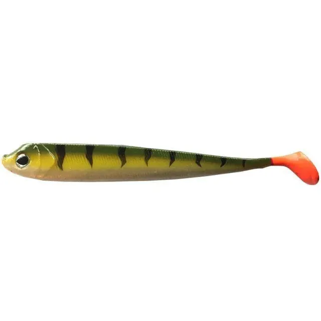 Guddi Shad jigg 8 cm green/lime/black/red