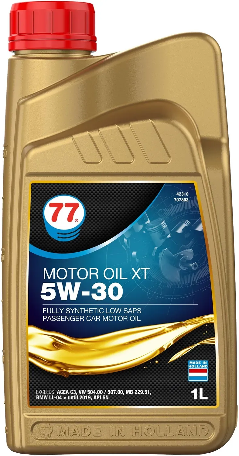 77 Motor Oil XT 5W-30 motorolja 1 liter syntetisk
