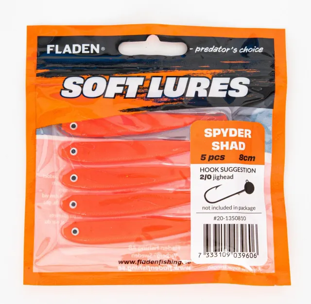 Guddi Shad 8cm 6g jigg fluored 5-pack