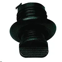 Marin & Fritid länsplugg nylon svart 27 mm