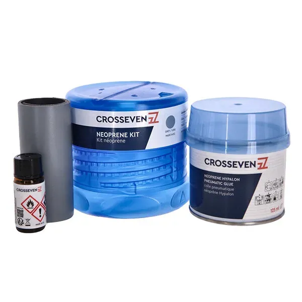 Crosseven reparationskit neopren hypalon 125 ml ljusgrå
