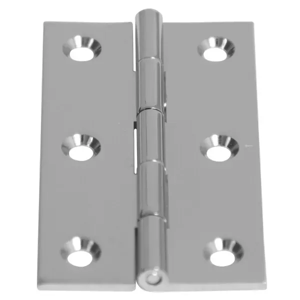 Marin & Fritid Roca kantgångjärn 35x63,5mm förkromat mässing