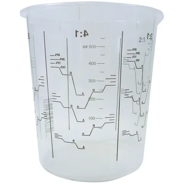 Marin & Fritid Heavy Duty blandningsbägare 650ml 25-pack