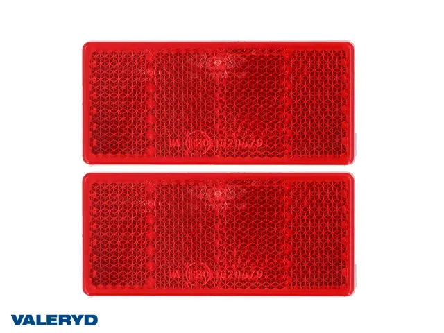 Marin & Fritid reflex röd självhäftande 69x31,5mm 2-pack
