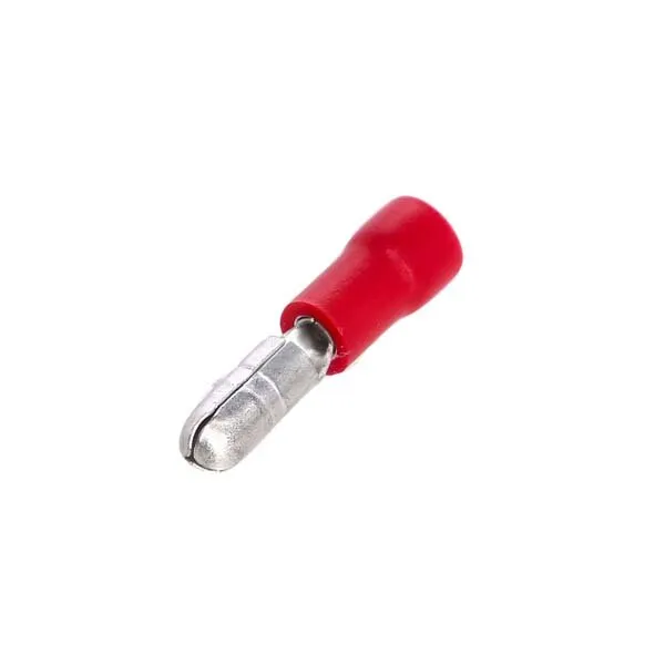 Marin & Fritid rundstift röd 4 mm 10-pack kabelsko