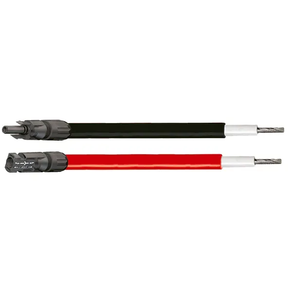 Uniteck kabelsats MC4 2x8 m 6 mm2 förtennad