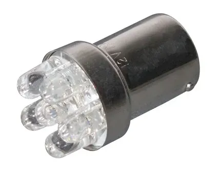Marin & Fritid glödlampa LED 10W BA15S orange 12V
