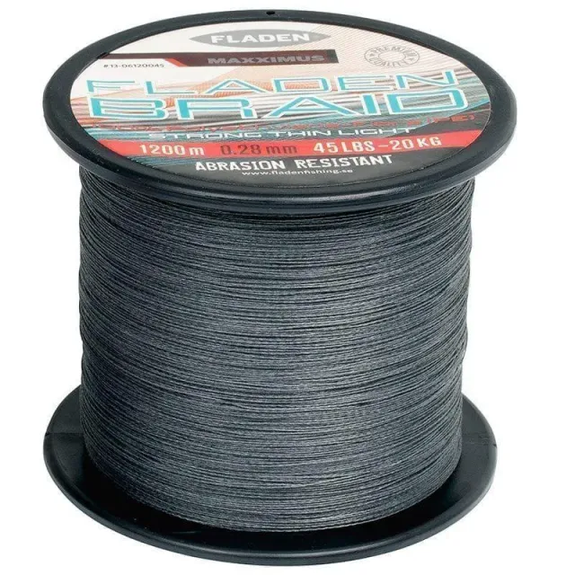 Maxximus PE flätlina grå 1200m 0,20mm 18kg