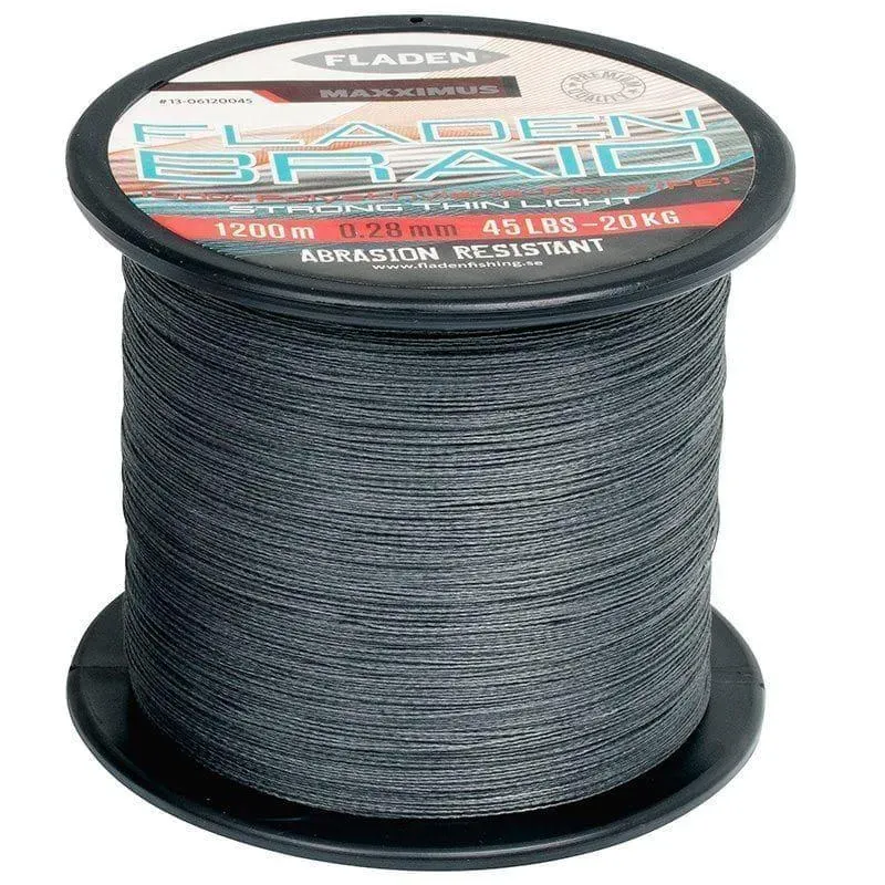 Maxximus PE flätlina grå 1200m 0,20mm 18kg