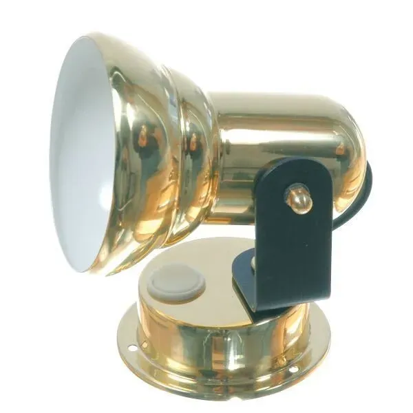 Marin & Fritid Kojlampa 12 V mässing halogen