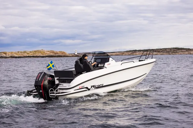 Micore 68cc centerkonsolbåt flaggskepp R-design
