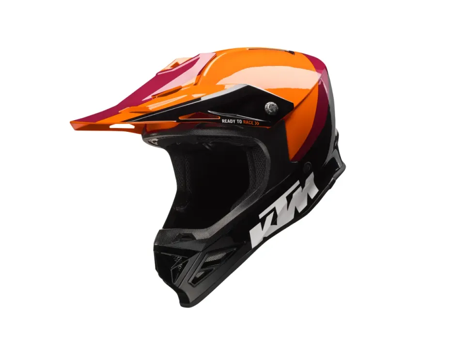 KTM Dynamic-FX barnhjälm S svart/orange/lila