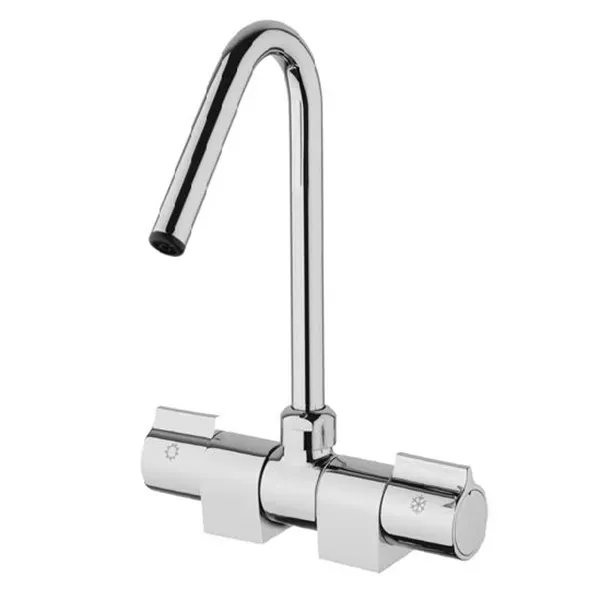 Quaranta tvågreppsblandare fällbar låg 3/8"