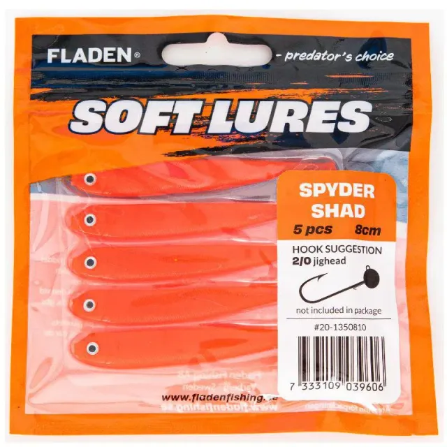 Marin & Fritid Guddi Shad jigg 10cm 8g 5-pack fluored