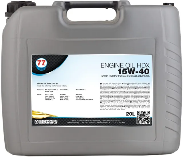 Marin & Fritid 77 HDX 15W-40 motorolja 20 liter diesel