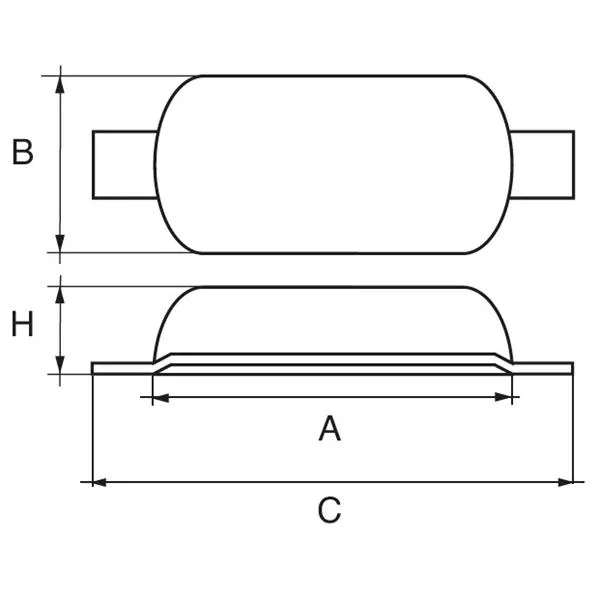 Marin & Fritid tackanod zink 1 kg 110x60x28 mm