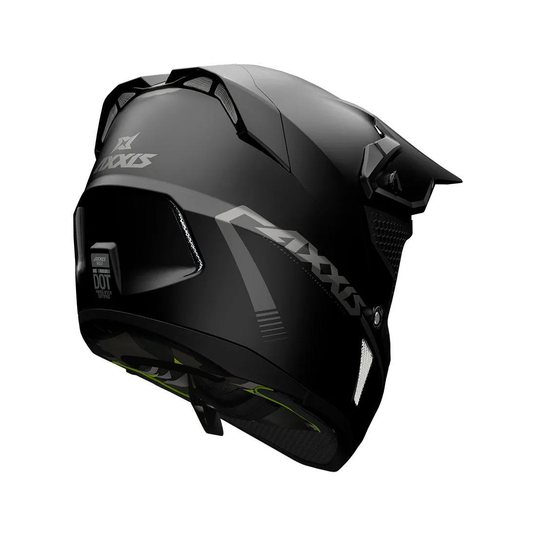 Axxis Wolf MX crosshjälm mattsvart ECE 22.06