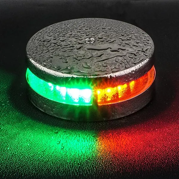 1852 lanterna LED dubbel stållamphus RF rostfri