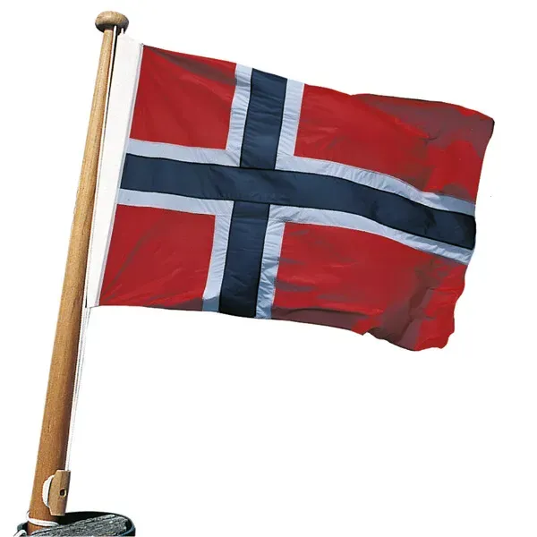 Marin & Fritid Båtflagga Norge 120 cm polyester