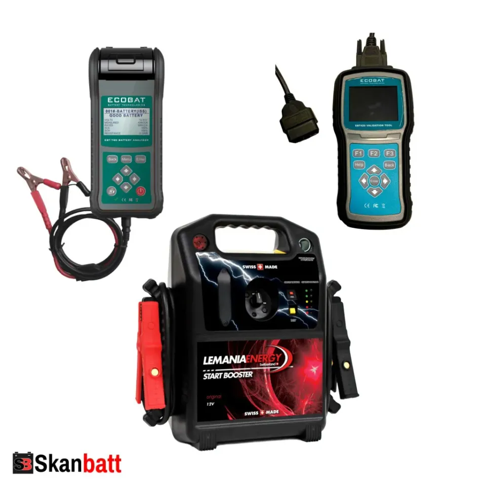 Skanbatt verkstadspaket batteritestare EBT programmering