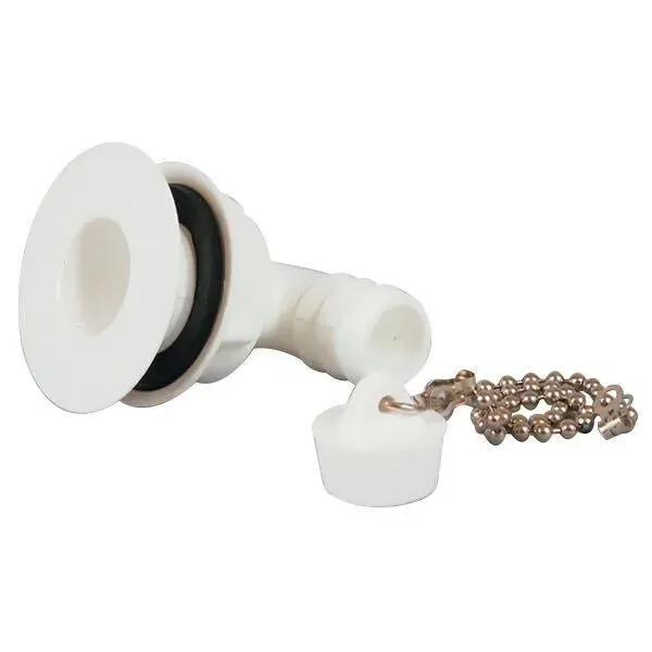 Barka Småavlopp 90° böjt plastavlopp 20 mm propp