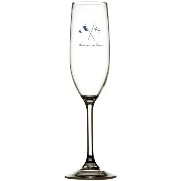 Marin & Fritid Welcome on Board champagneglas 236 ml Tritan
