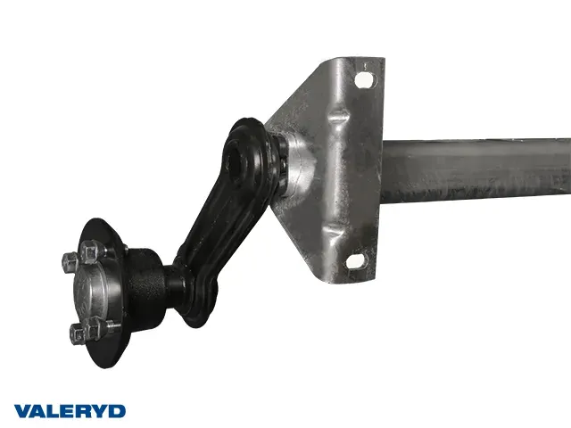 Marin & Fritid obromsad axel 750 kg 4x100 1300 mm