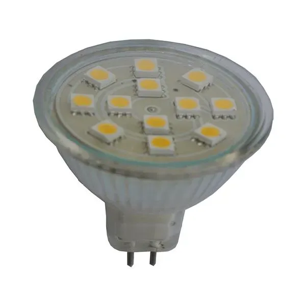 Marin & Fritid LED GU5,3/MR16 10-30V 12 dioder varmvitt