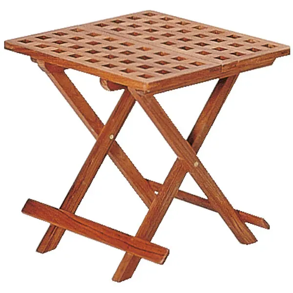 Marin & Fritid bord trall teak 45x45x47 cm ooljad