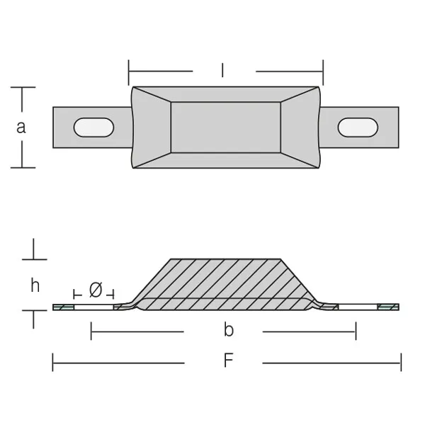 1852 aluminiumanod offeranod 0,87 kg