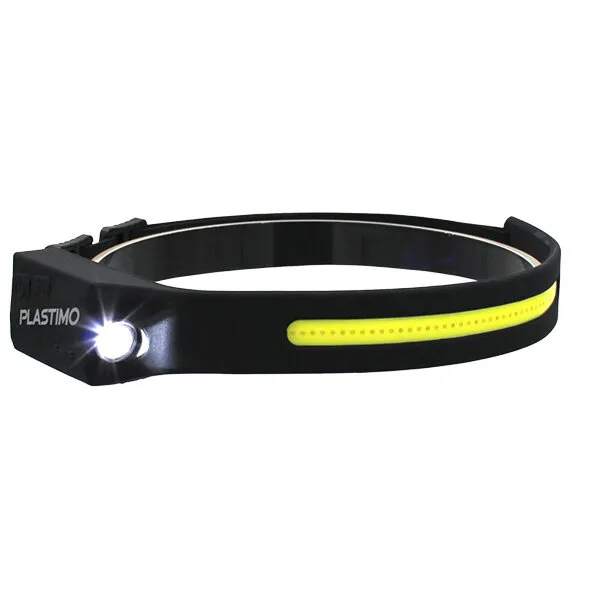 Marin & Fritid Pannlampa LED-band 350 lm USB-C röd/vit