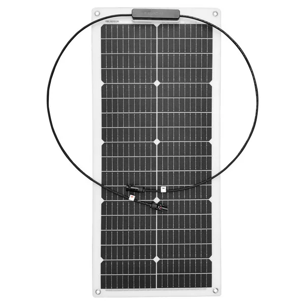 1852 flexibel solpanel 50 W 86×39 cm böjbar