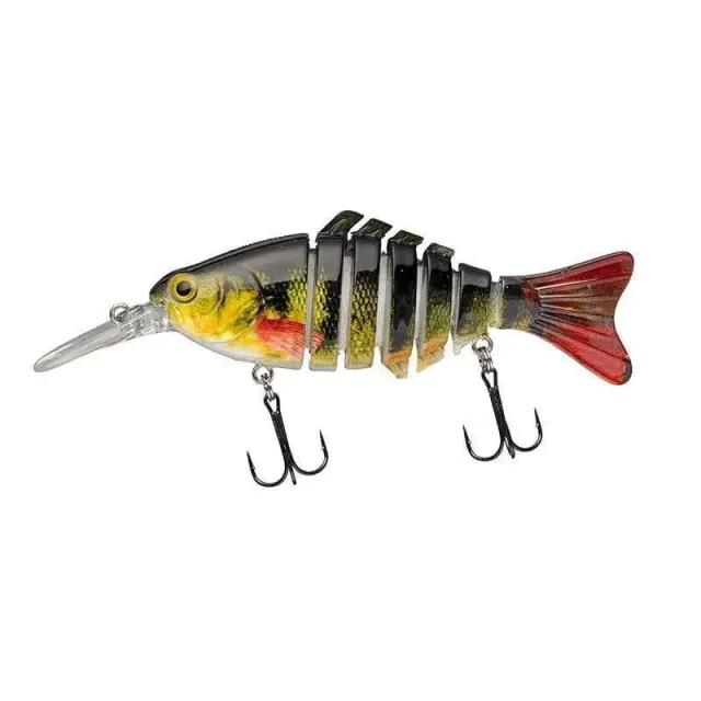Maxximus Realistic Multijointed wobbler abborre 11 cm 14 g