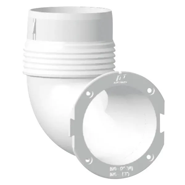 Marin & Fritid Ventilationsanslutning 90° 3" slang 70 mm