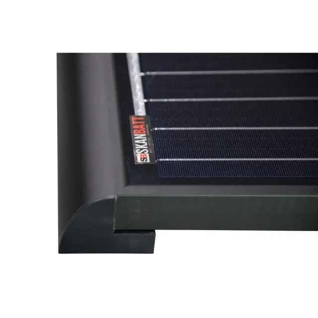 SKANBATT AERO solpanel 220W svart 7 m kabel